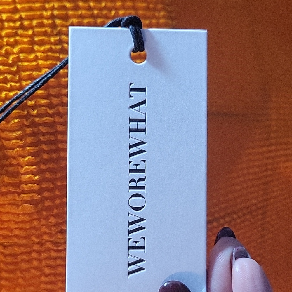 WeWoreWhat Bright Orange Mini Skirt - Picture 3 of 4